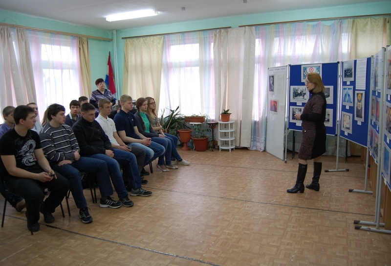 на выставке