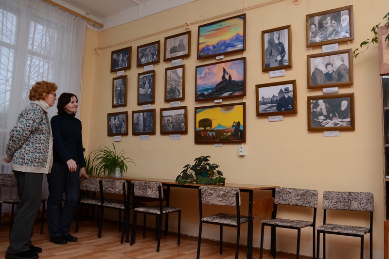 На открытии выставки